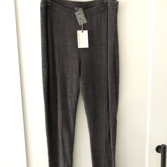 Barefoot Dreams Gray Charcoal Seamed Legging Pants L - Picture 7 of 12